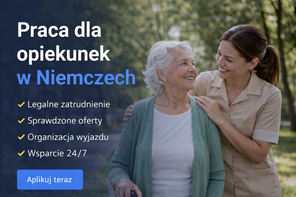 praca dla opiekunek w Niemczech – opieka nad seniorem